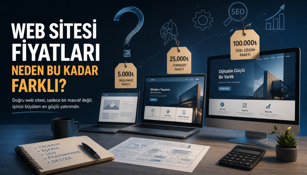 Web Sitesi Fiyatları Neden Bu Kadar Farklı? 2026 Güncel Rehber | NOVEXA